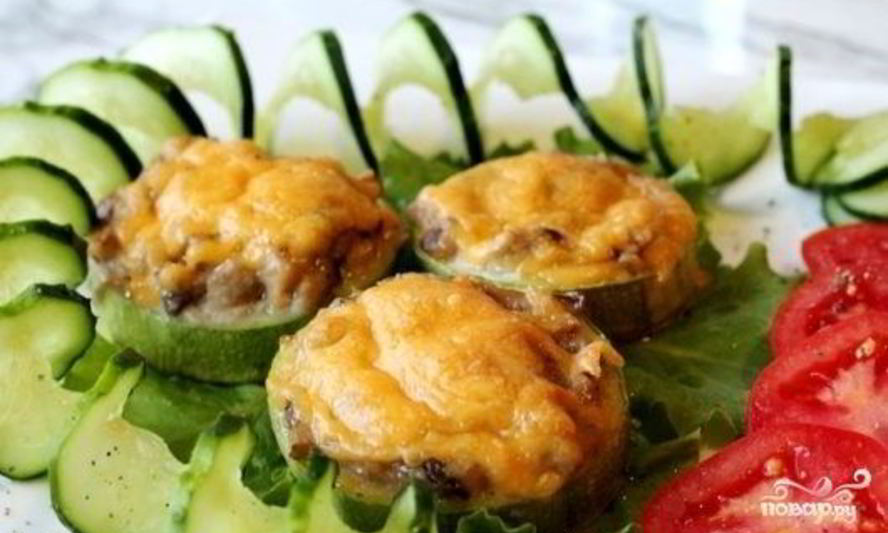 Рецепт жульен с кабачками