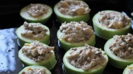 жульен с кабачками