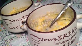 Жульен с картошкой курицей и грибами