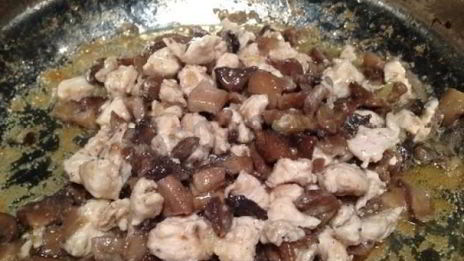 жульен с картошкой курицей и грибами