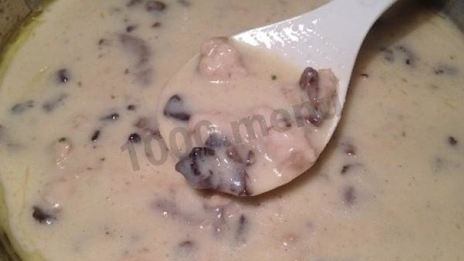 жульен с картошкой курицей и грибами