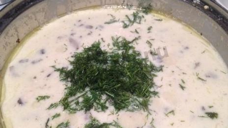 жульен с картошкой курицей и грибами