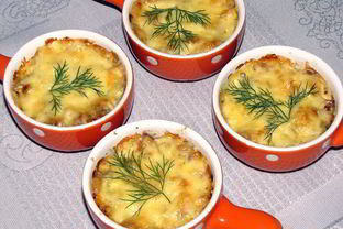 Жульен с курицей и грибами из СССР