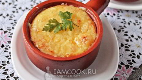 жульен с курицей и грибами в горшочках