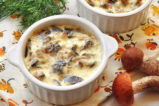 Жульен с курицей и грибами