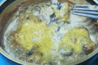 Жульен с рыбой