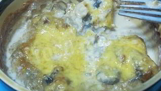 Жульен с рыбой