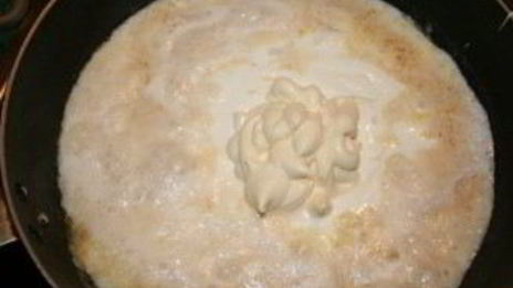 жульен со свининой и грибами