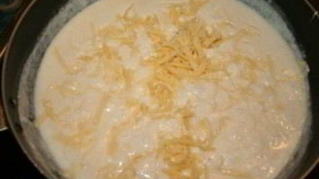 жульен со свининой и грибами