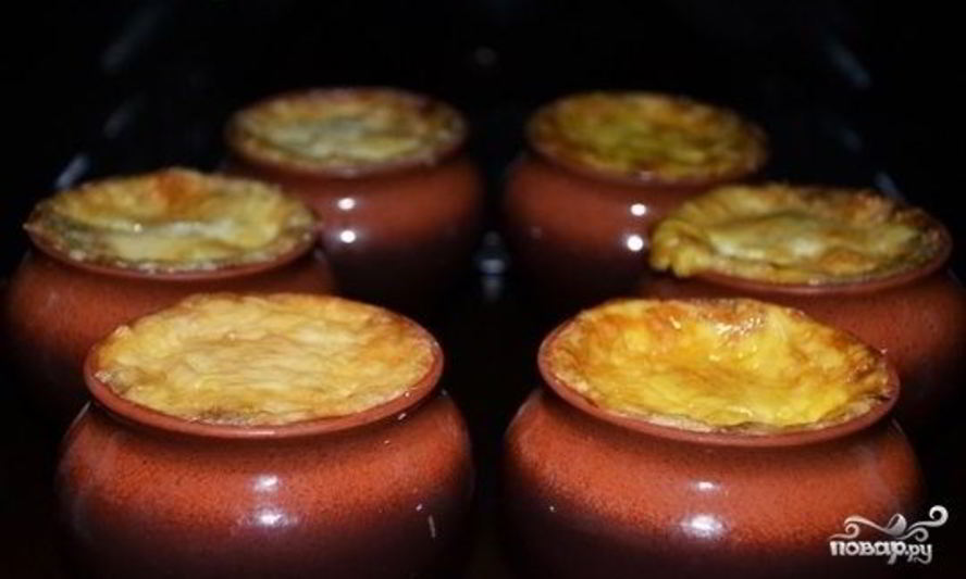 Рецепт жульен со свининой и картошкой