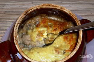 Жульен в горшочках