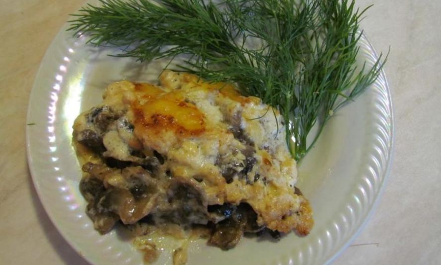 Рецепт жульен в утятнице