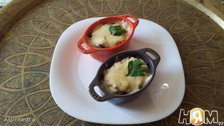 Жюльен-фьюжн из гречки с грибами