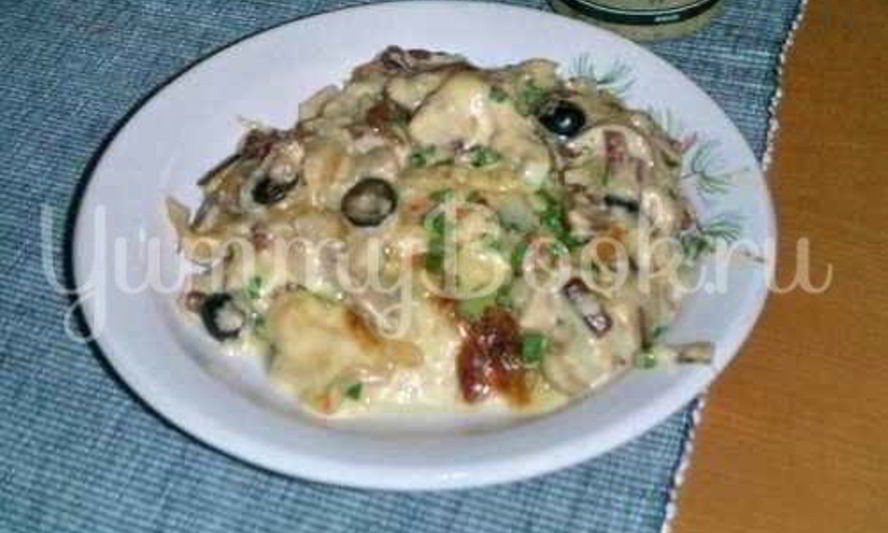 Рецепт жюльен грибной с овощами