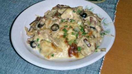 жюльен грибной с овощами