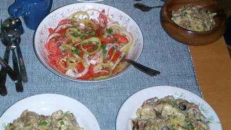 жюльен грибной с овощами