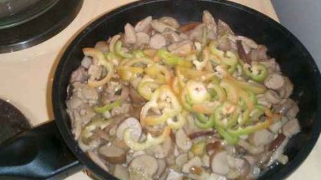 жюльен грибной с овощами