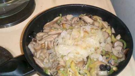 жюльен грибной с овощами