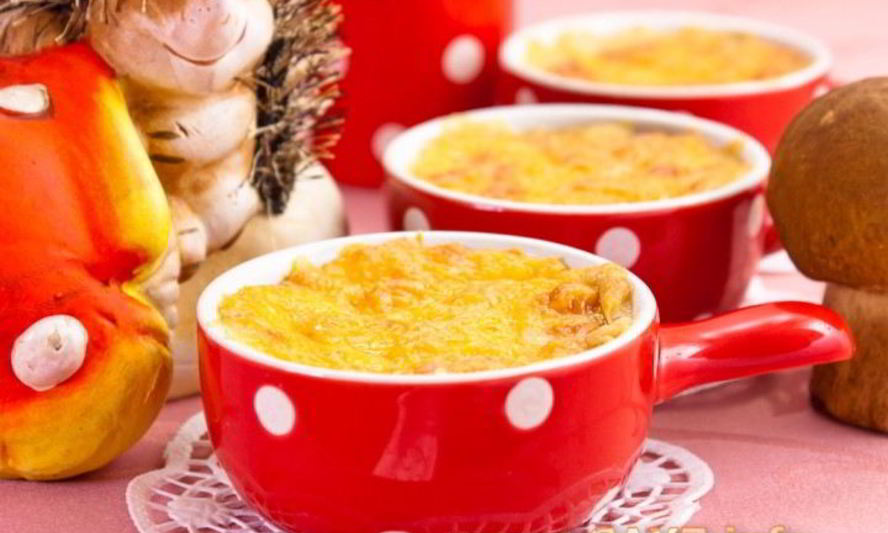 Рецепт жюльен из белых грибов