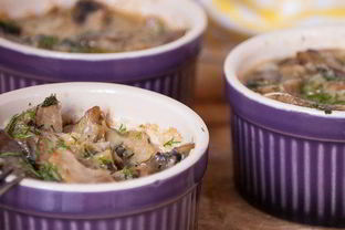 Жюльен из индейки и грибов