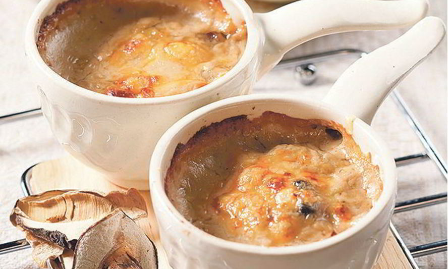 Рецепт жюльен из сушеных грибов