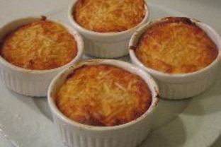 Жюльен из цветной капусты с ветчиной