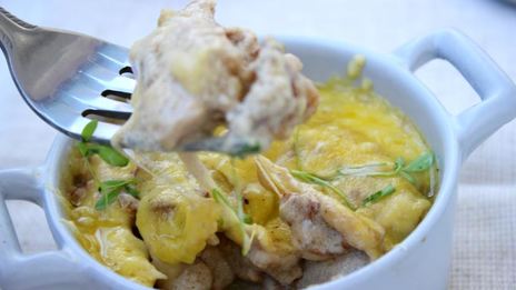 жюльен с курицей и лисичками