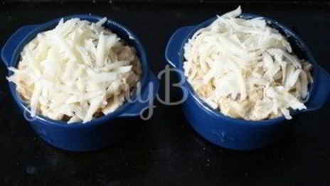 жюльен с курицей и шампиньонами