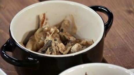 жюльен с курицей