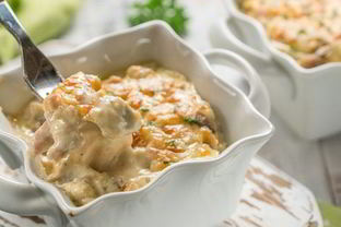 Жюльен с соусом бешамель