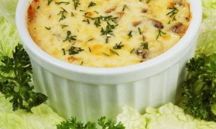 Рецепт жюльен с ветчиной и грибами