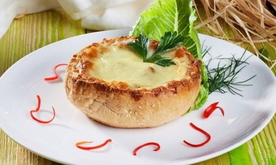 Рецепт жюльен в булочке